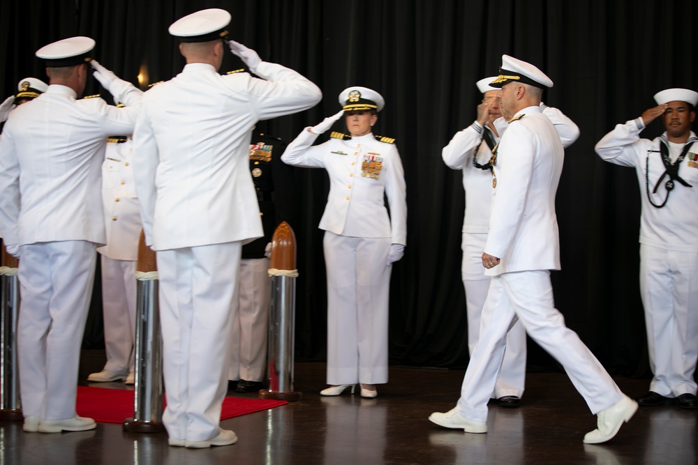 ACNO Adm. Jim Kilby Arrives to USNA Change of Command Ceremony