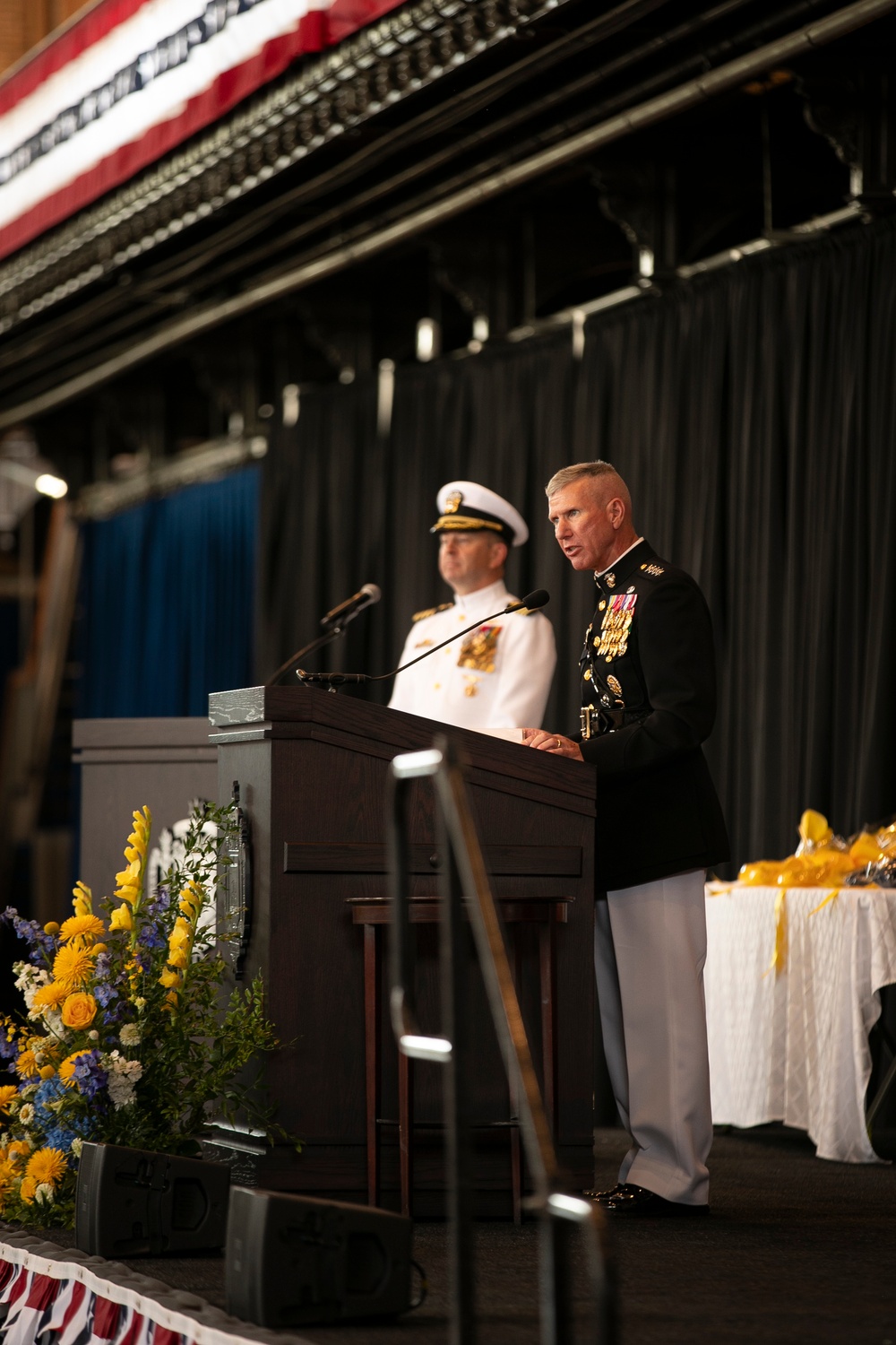 CMC Gen. Eric Smith Delivers Remarks During USNA Change of Command Ceremony
