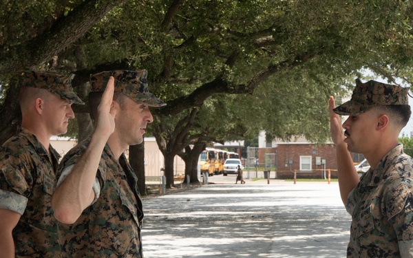 Sgt. Riveracollazo Reenlists