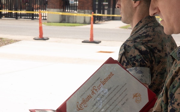 Sgt. Riveracollazo Reenlists