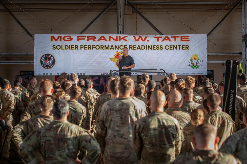 25th CAB Celebrates Opening the Maj. General Frank W. Tate Soldier Performance Readiness Center