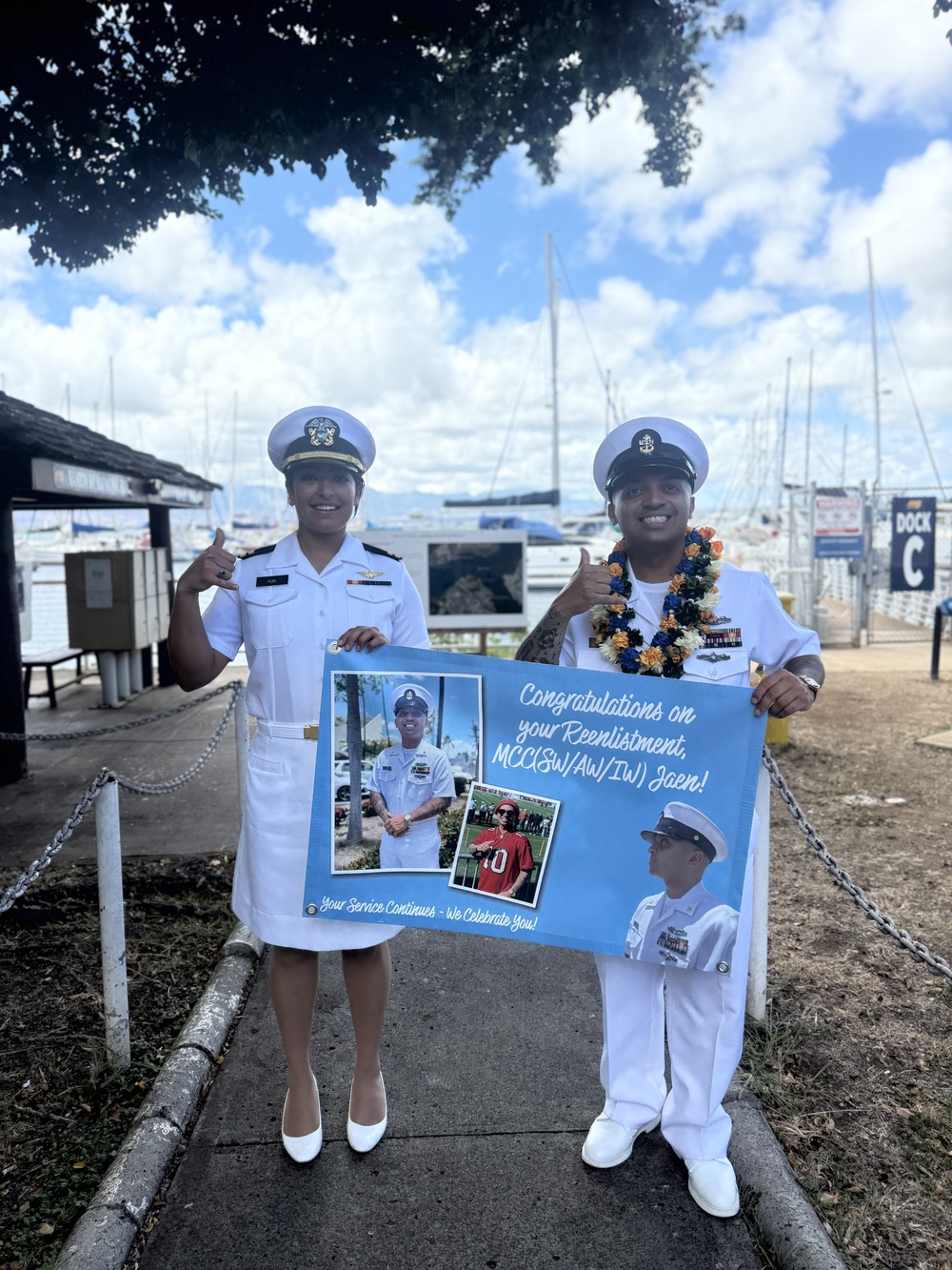 CNRH Reenlistment Ceremony