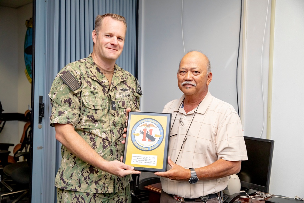Commander, Submarine Squadron 11 Awards-At-Quarters