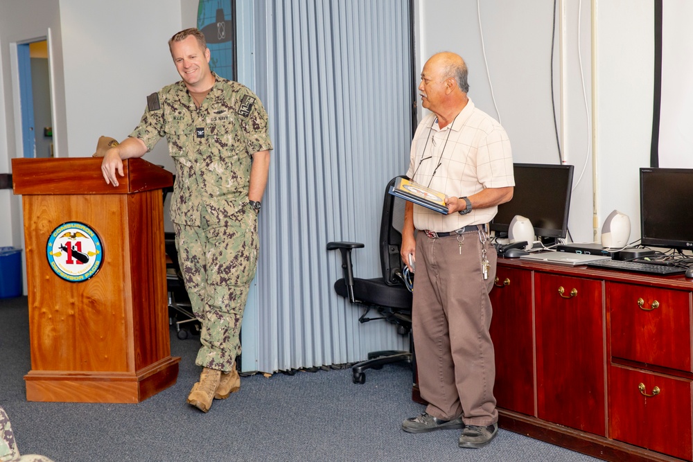 Commander, Submarine Squadron 11 Awards-At-Quarters