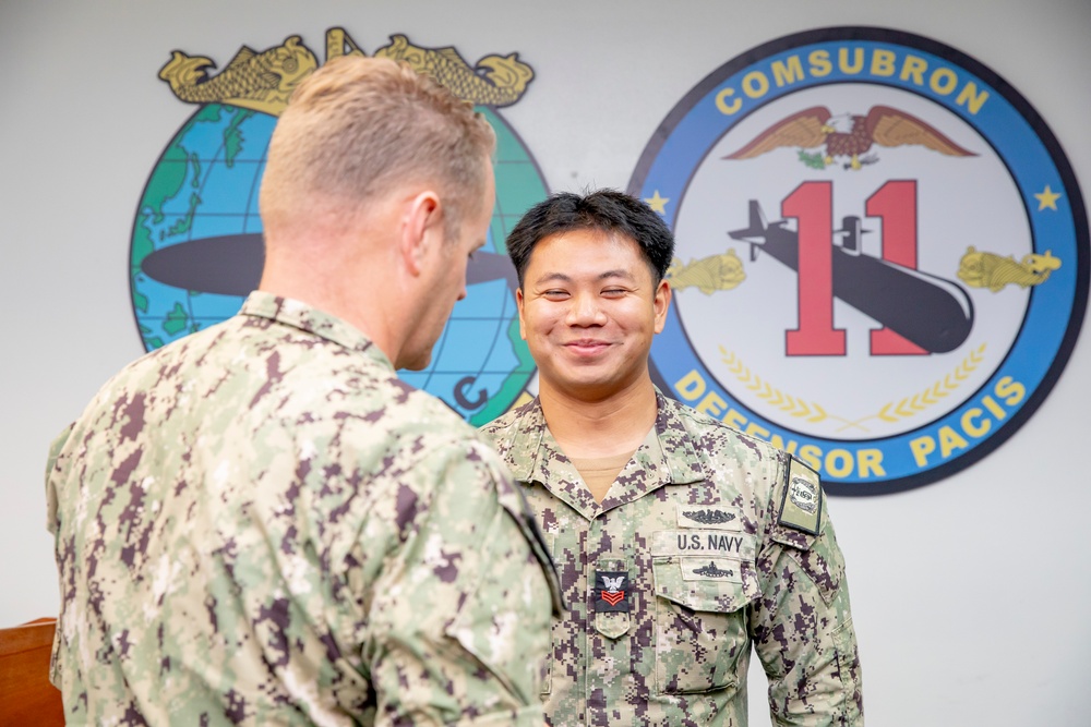 Commander, Submarine Squadron 11 Awards-At-Quarters