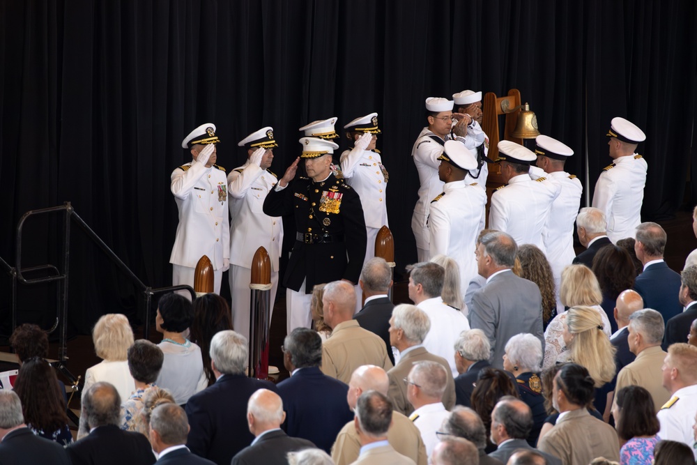 U.S. Naval Academy change of command ceremony