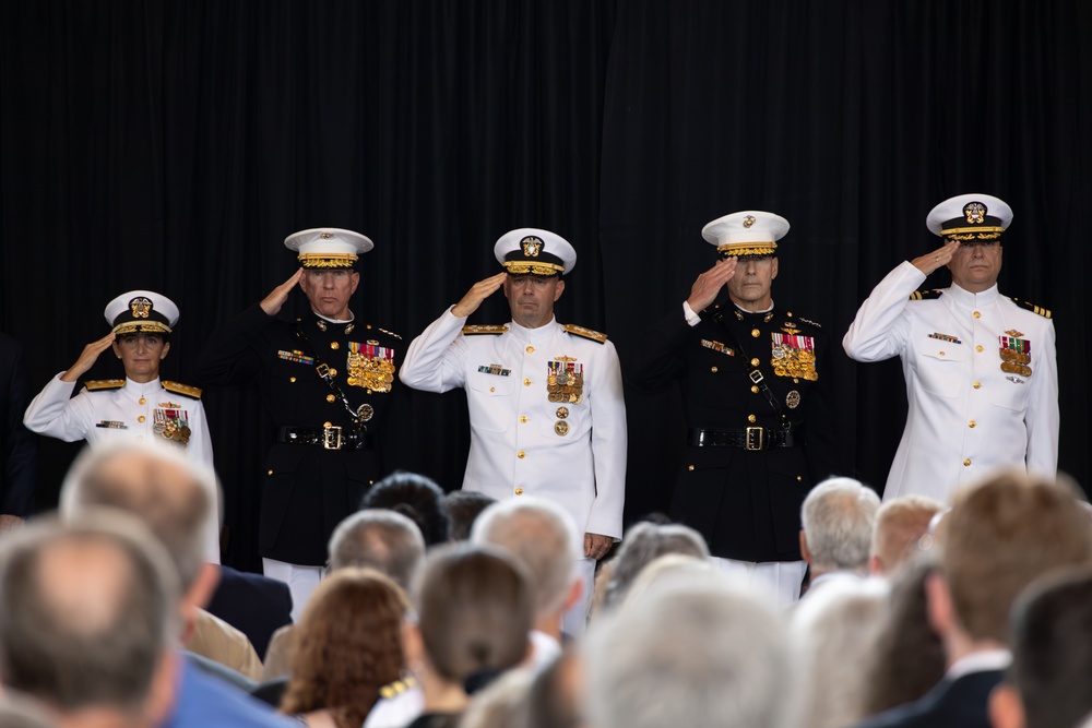 U.S. Naval Academy change of command ceremony