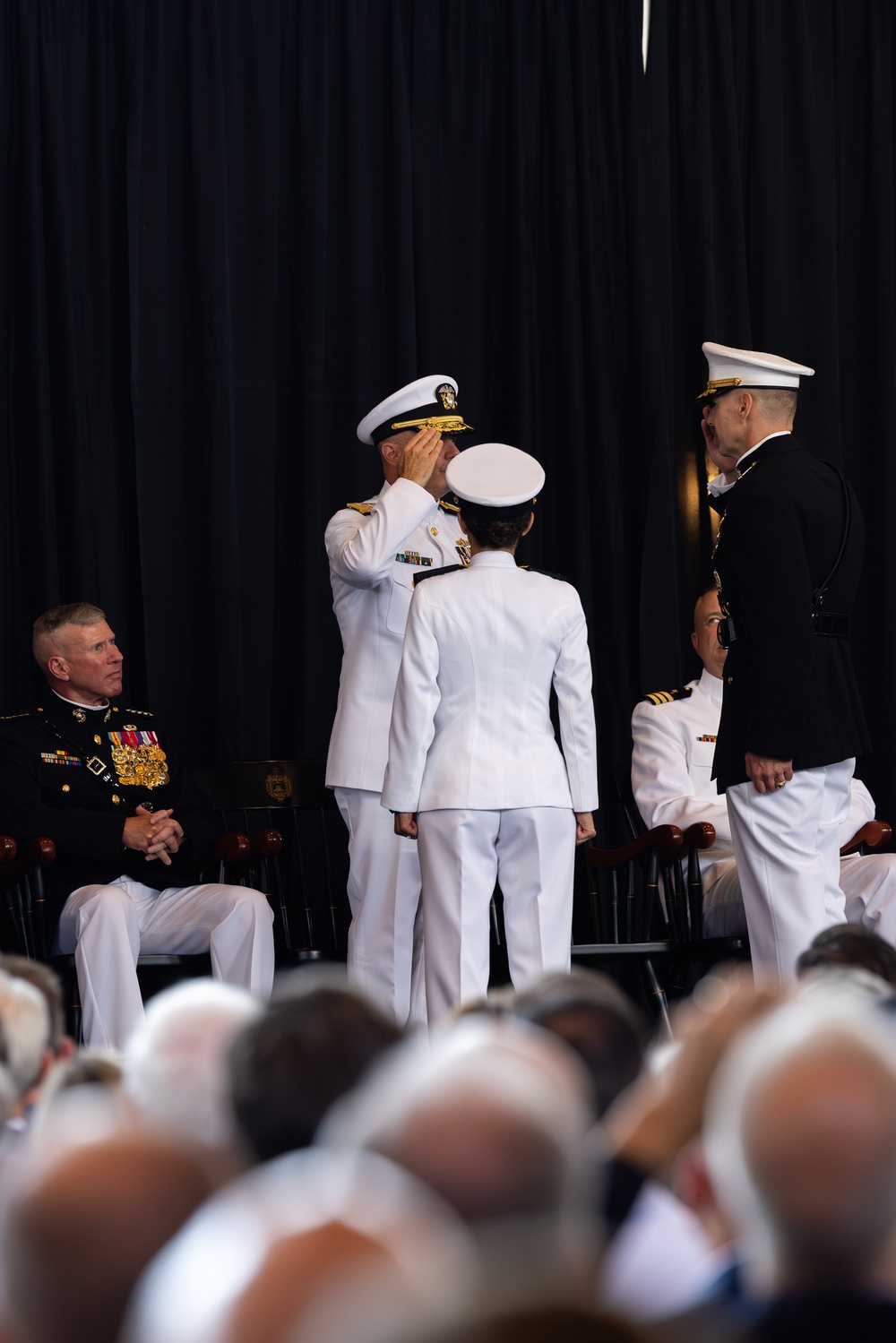 U.S. Naval Academy change of command ceremony