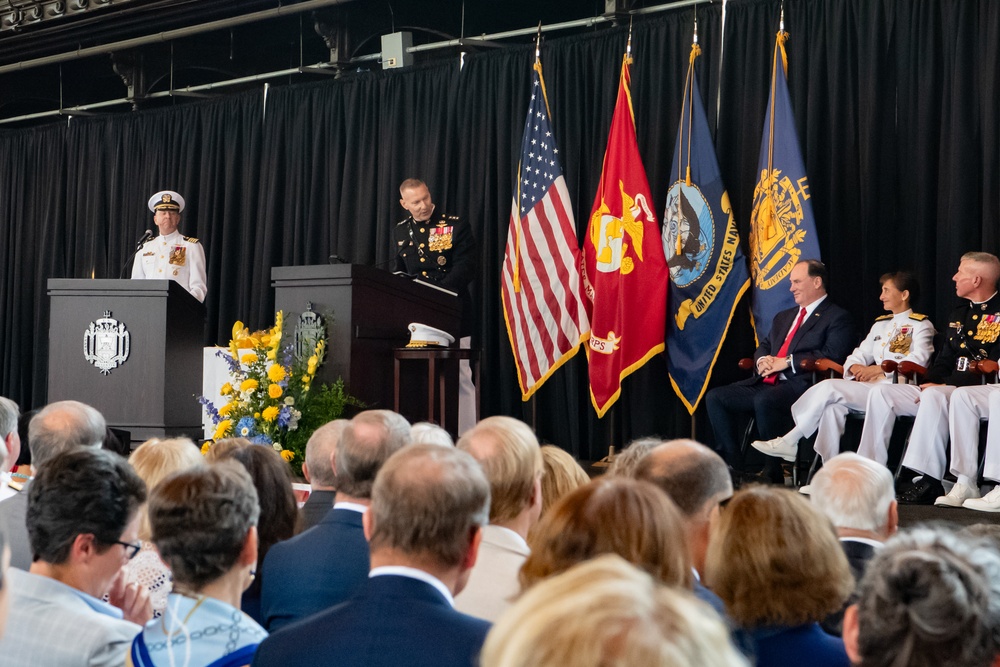 U.S. Naval Academy change of command ceremony