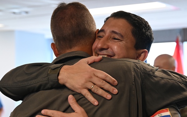 Paraguayan Air Force visits the 104th Fighter Wing