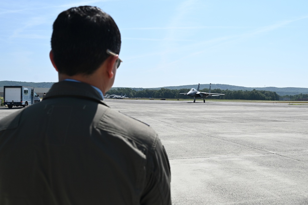 Paraguayan Air Force visits the 104th Fighter Wing