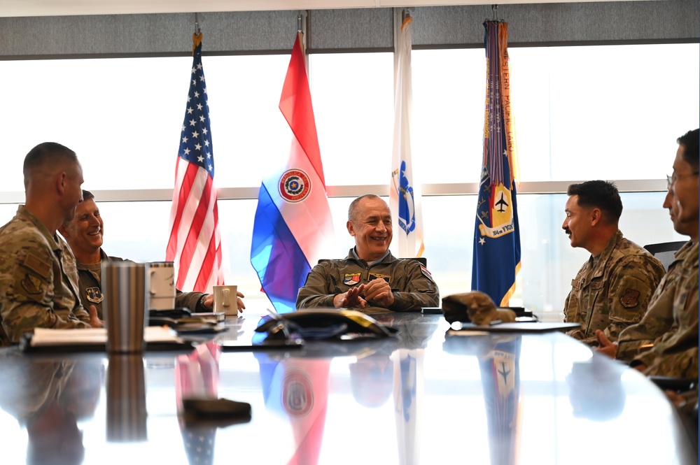 Paraguayan Air Force visits the 104th Fighter Wing