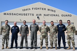 Paraguayan Air Force visits the 104th Fighter Wing