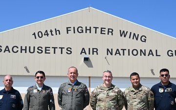 Paraguayan Air Force visits the 104th Fighter Wing
