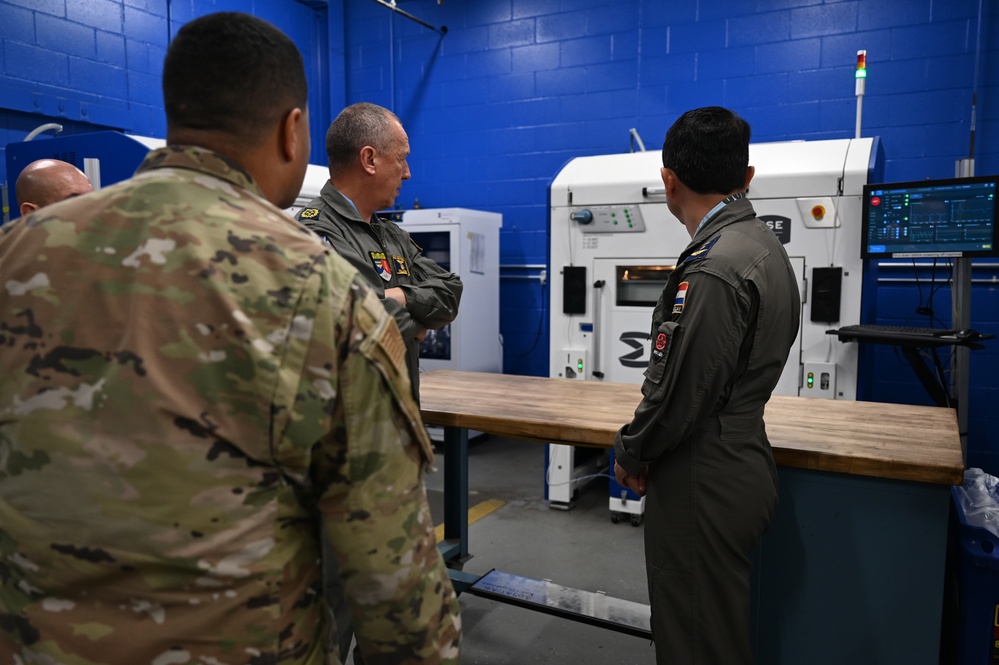 Paraguayan Air Force visits the 104th Fighter Wing