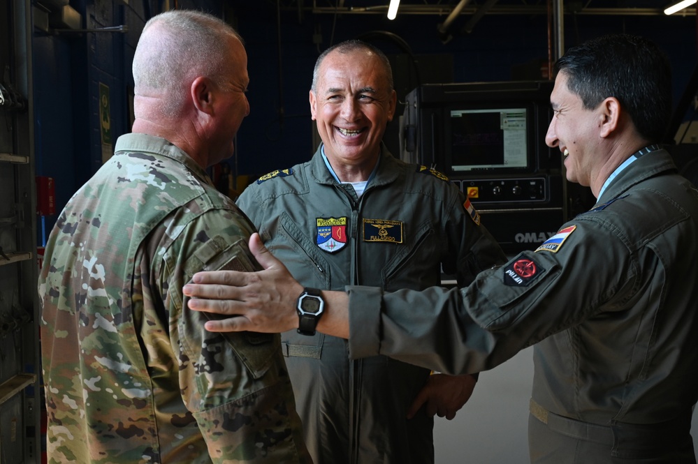 Paraguayan Air Force visits the 104th Fighter Wing