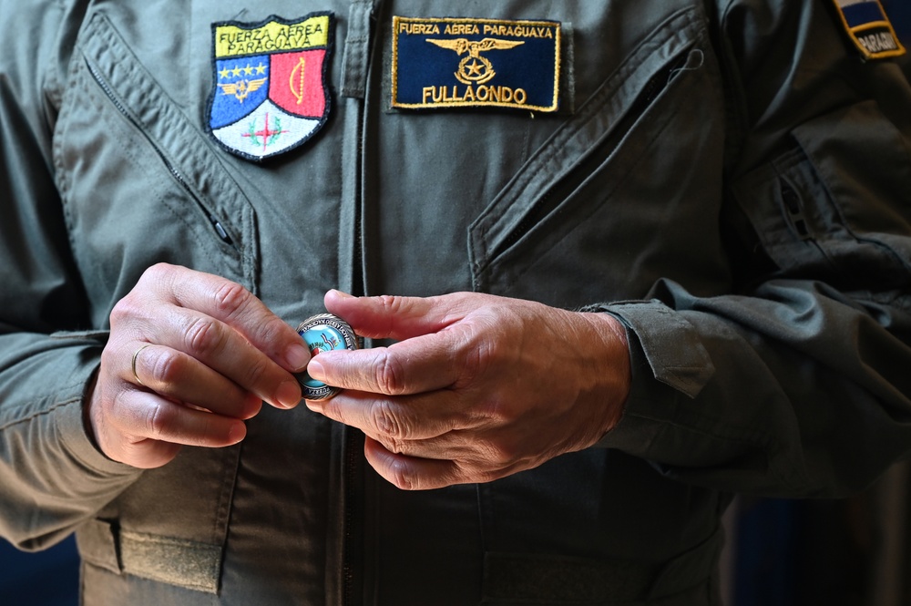 Paraguayan Air Force visits the 104th Fighter Wing