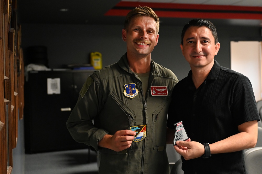 Paraguayan Air Force visits the 104th Fighter Wing