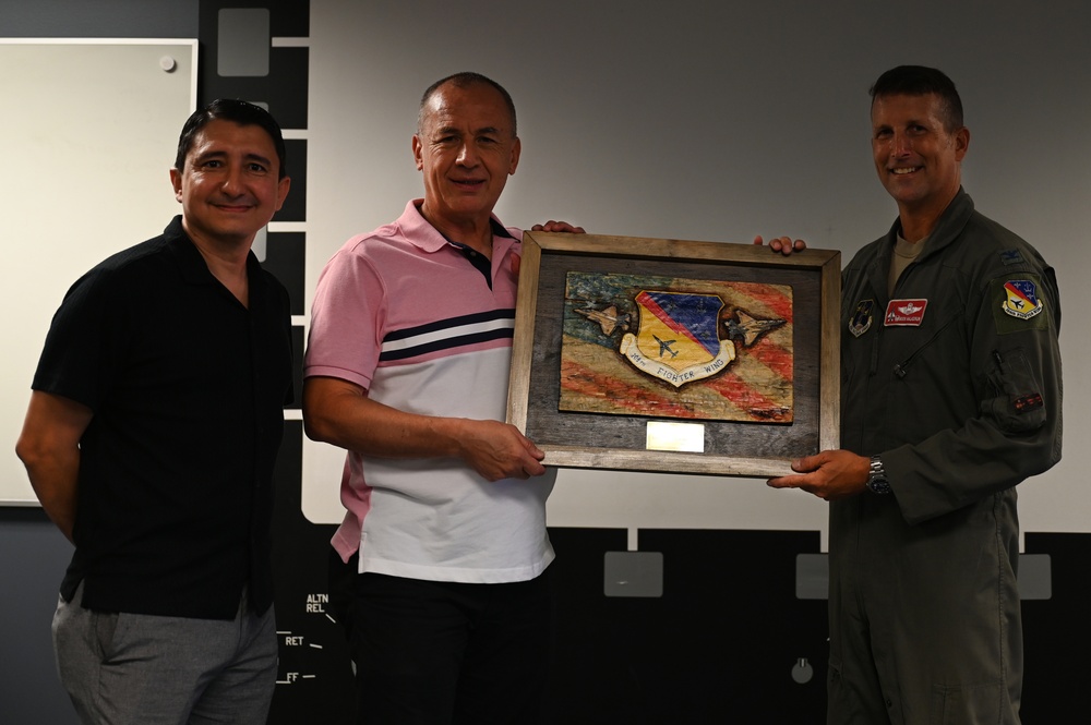 Paraguayan Air Force visits the 104th Fighter Wing