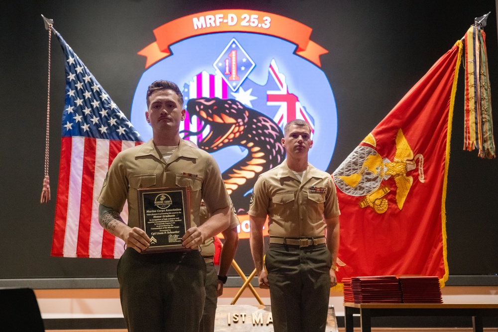 MRF-D 25.3 hosts Corporal’s Course graduation ceremony