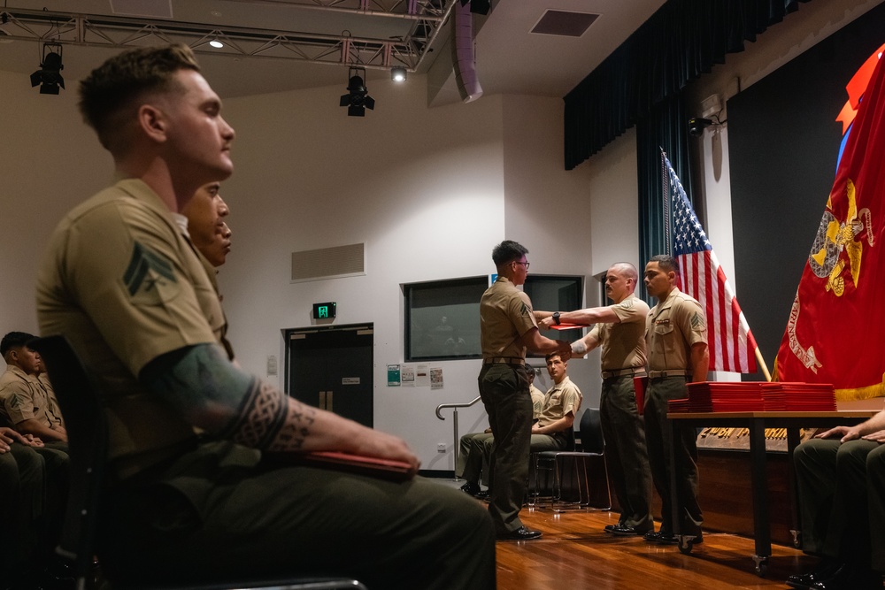 MRF-D 25.3 hosts Corporal’s Course graduation ceremony