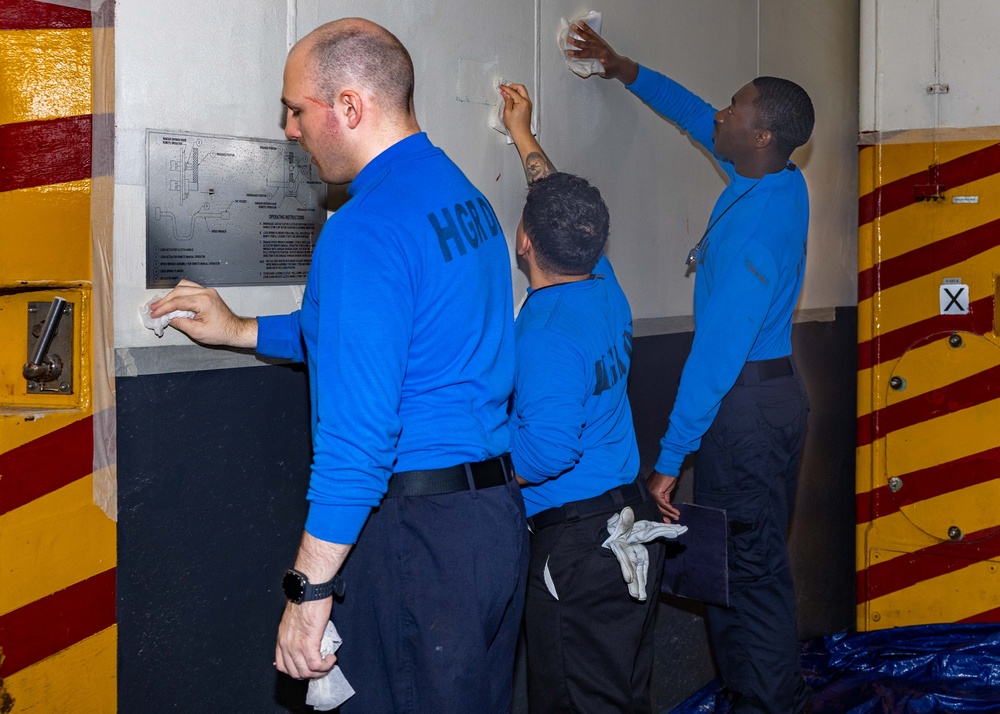 Daily Operations Aboard USS George H.W. Bush (CVN 77)