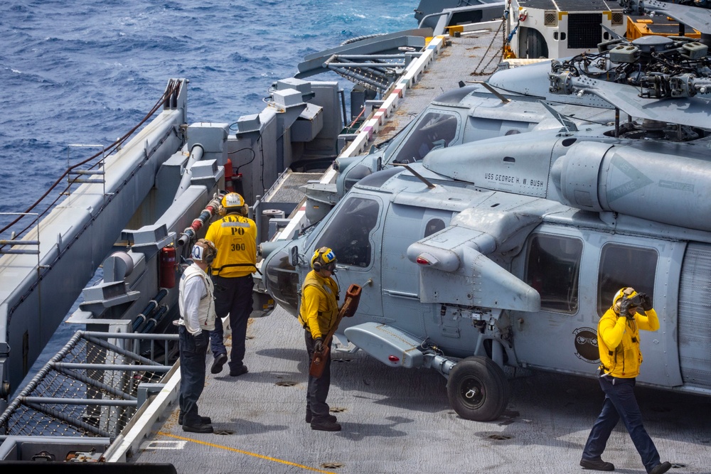 Daily Operations Aboard USS George H.W. Bush (CVN 77)
