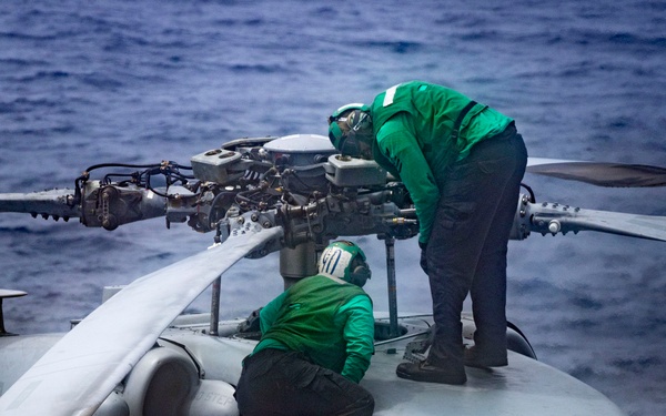 Daily Operations Aboard USS George H.W. Bush (CVN 77)