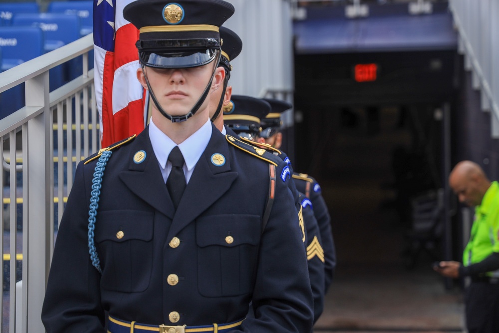 U.S. Army Color Guard Present the Colors at Nationals Stadium Aug. 15, 2025