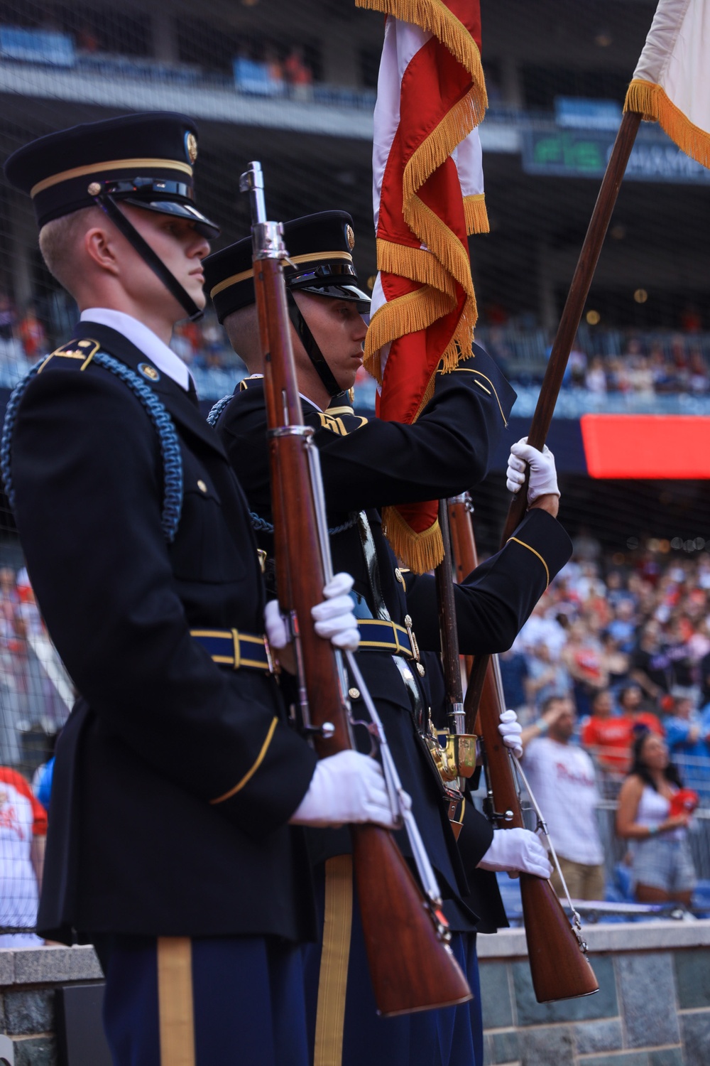 U.S. Army Color Guard Present the Colors at Nationals Stadium Aug. 15, 2025