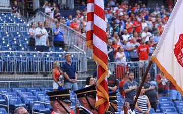 U.S. Army Color Guard Present the Colors at Nationals Stadium Aug. 15, 2025