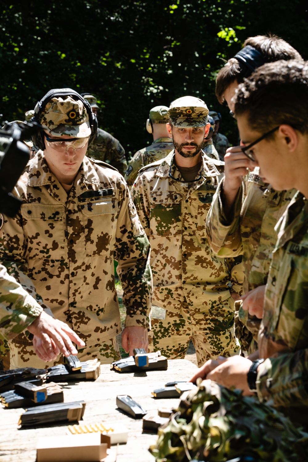 German Soldiers Draw Ammo