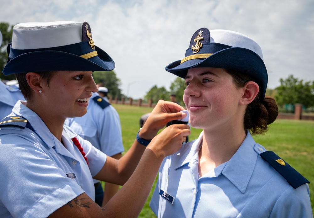 U.S. Coast Guard Academy Class of 2029 Shoulder Board Ceremony