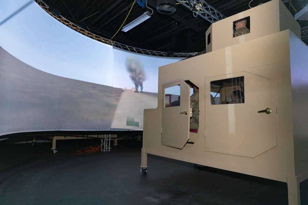129th Division Sustainment Support Battalion uses convoy simulation at Fort Bliss