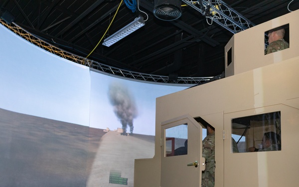 129th Division Sustainment Support Battalion uses convoy simulation at Fort Bliss