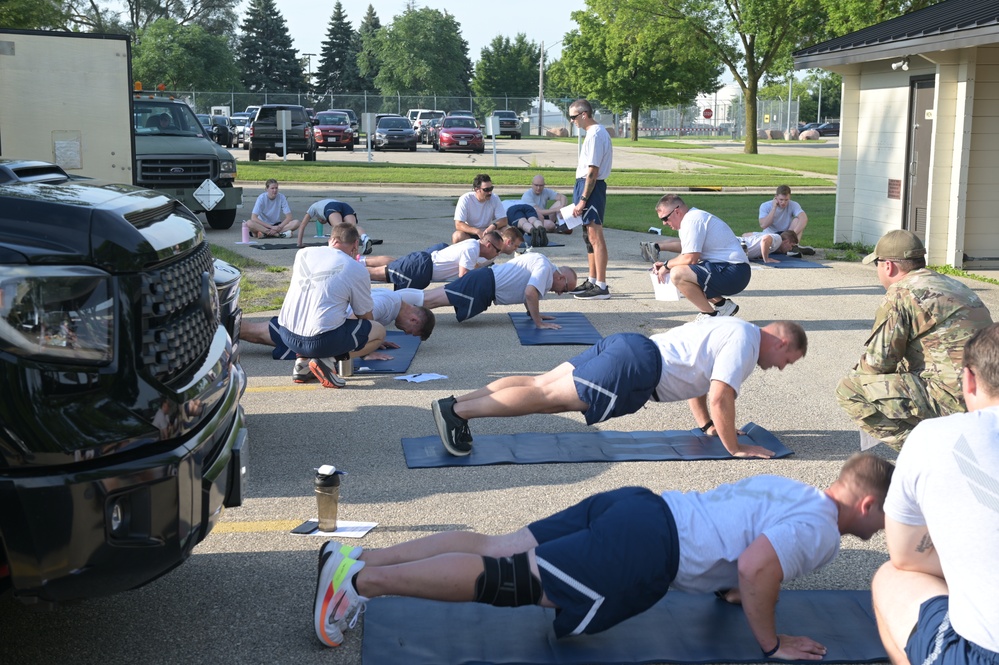 Wisconsin Air National Guard's 115th Fighter Wing Fitness Test