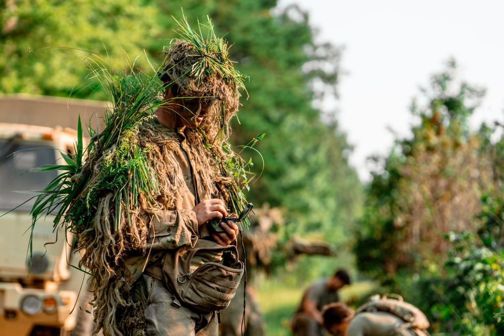 National Guard Sniper School Training
