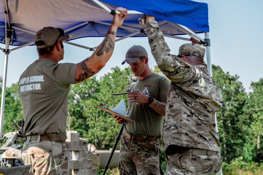 National Guard Sniper School Training