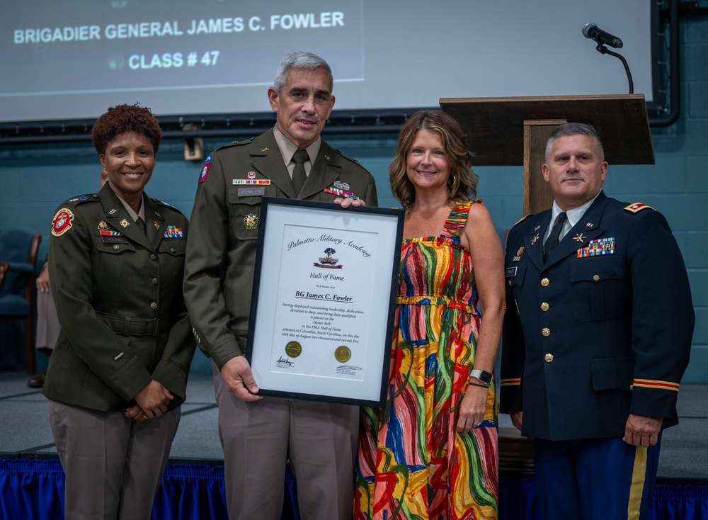 Palmetto Military Academy hall of fame induction ceremony