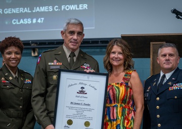 Palmetto Military Academy hall of fame induction ceremony