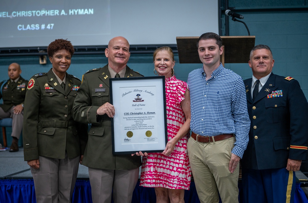 Palmetto Military Academy hall of fame induction ceremony