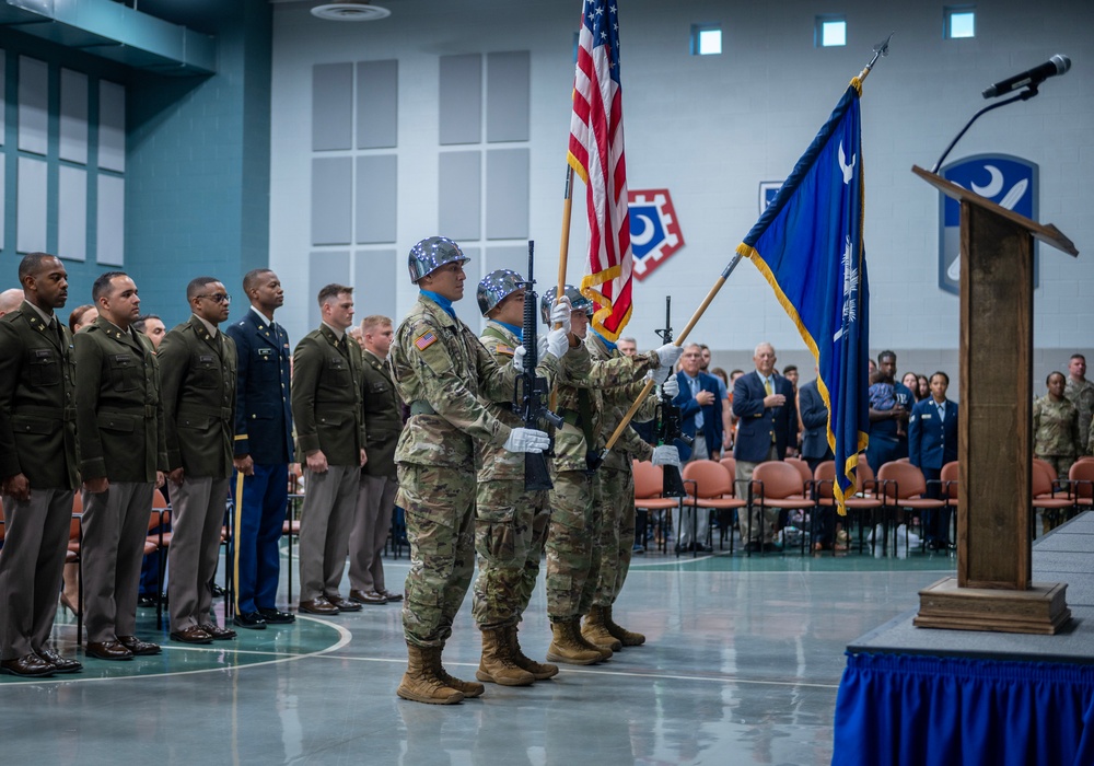 Palmetto Military Academy Class 76 commissioning ceremony