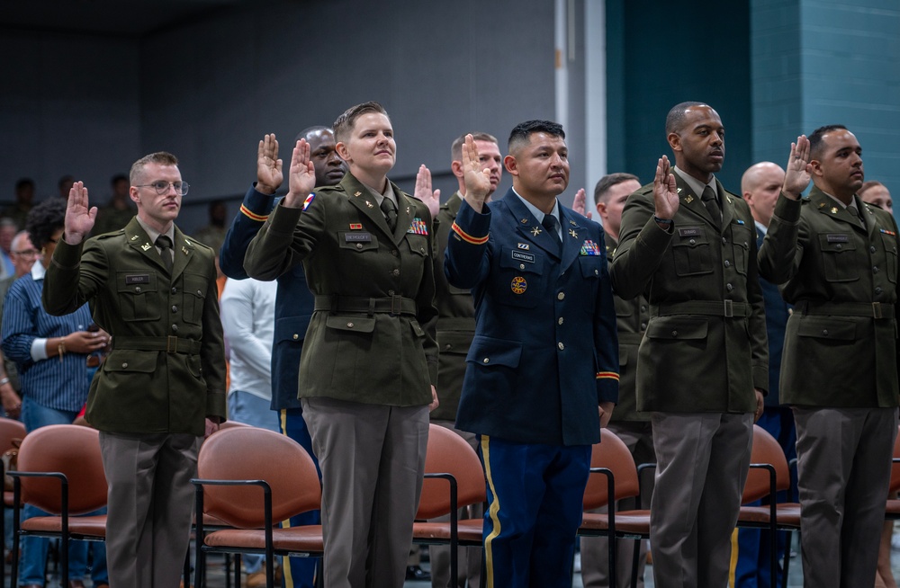Palmetto Military Academy Class 76 commissioning ceremony