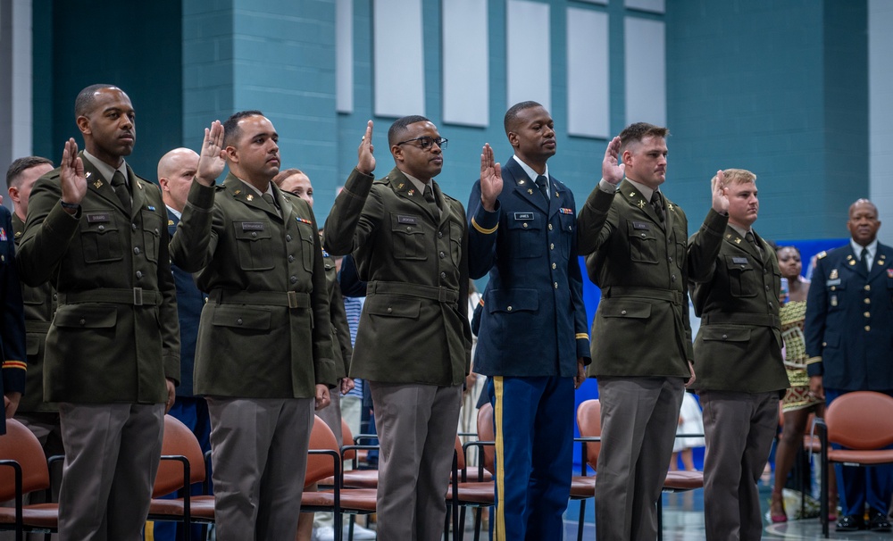 Palmetto Military Academy Class 76 commissioning ceremony