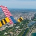 U.S. Army Parachute Team jumps for Chicago Air and Water Show