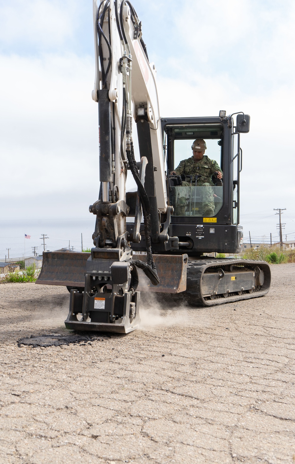 Seabees Patch Pot Holes