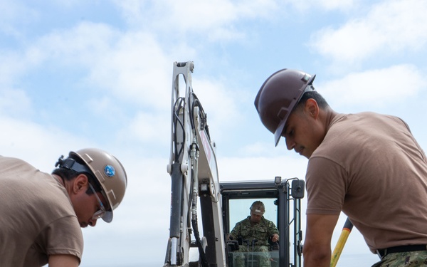 Seabees Patch Potholes