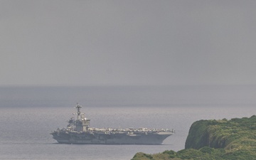 USS George Washington Strike Group arrives in Guam, Saipan