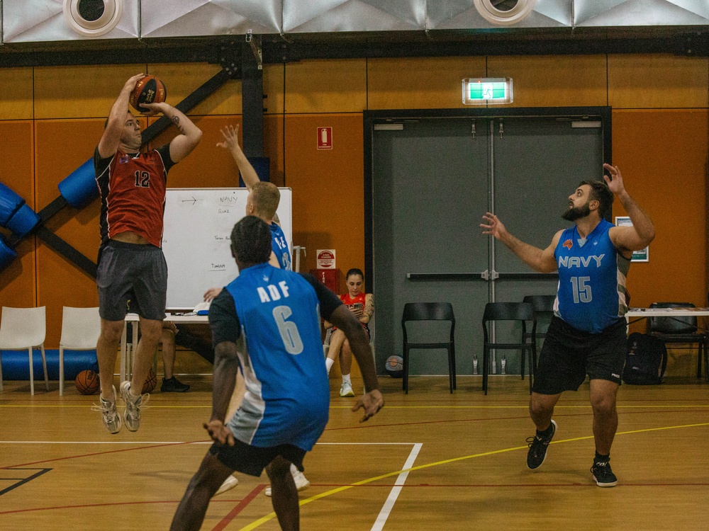MRF-D 25.3, ADF compete in basketball tournament
