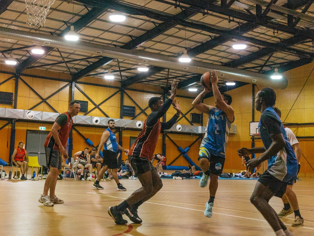 MRF-D 25.3, ADF compete in basketball tournament